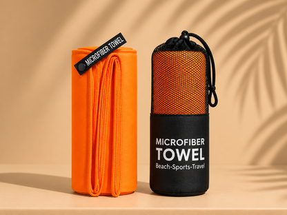 SERVIETTE EN MICROFIBRE, SÉCHAGE RAPIDE - Parfaite pour vos entraînements