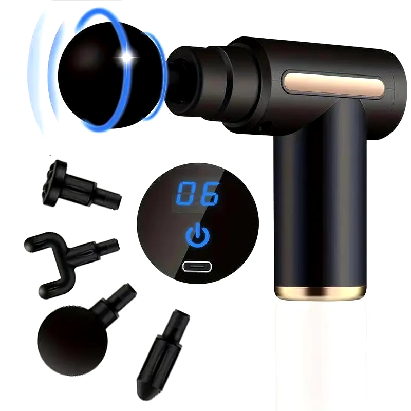 99 Level Massage Gun Fascia Deep Muscle Relax Body Neck Massager Electric Fitness Equipment Noise Reduction Male Female