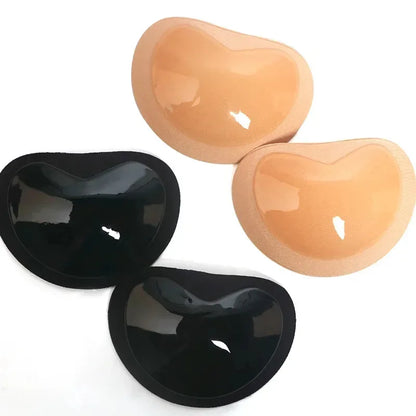 1/2/3/4Pairs Women Thicker Breathable Sponge Bra Pad Push up Padded Bikinis Swimsuit Swimwear Bikini Chest Set Bikini Bra Pad