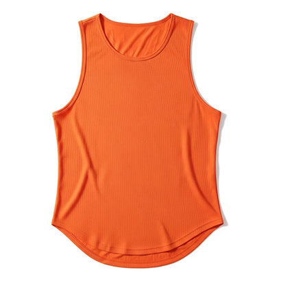 Custom LOGO Men'S Running Vest Marathon Training Sleeveless Shirts Breathable Sports Jogging Tank Tops Quick Dry Basketball Tees