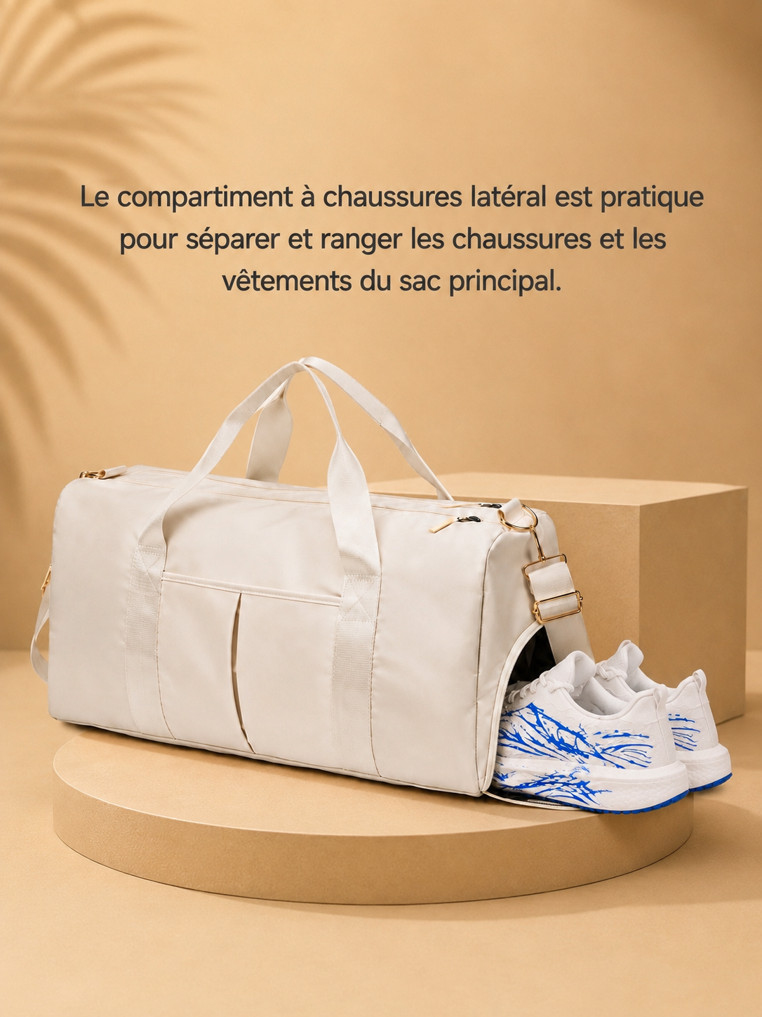 SAC DE SPORT, VOYAGE AVEC SÉPARATION POUR CHAUSSURE - Le sac qui vous suit partout, du sport au quotidien.