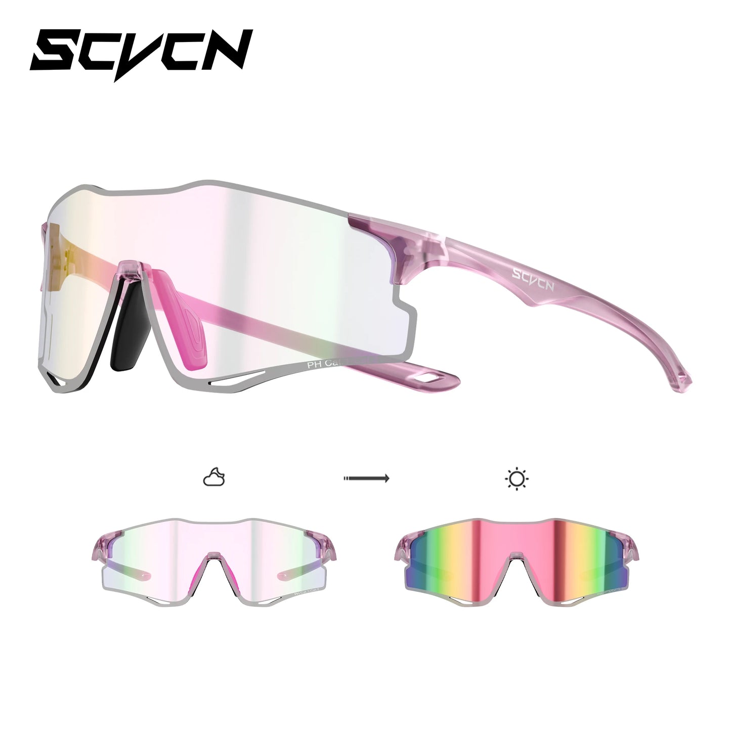 Lightweight Running Sunglasses Cycling Glasses Photochromic UV400 for Men Cycling Road Bike Glasses Women Casual Hiking