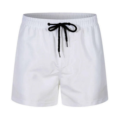 Customize LOGO Summer Quick Drying Beach Trunks Men Mesh Lining Board Short Pants Gym Fitness Running Shorts Sportswear Bottoms