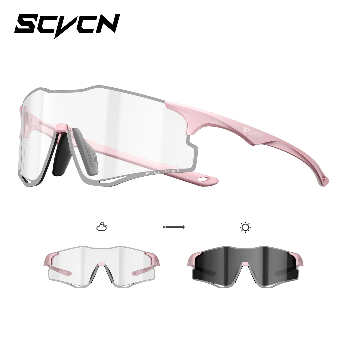 Lightweight Running Sunglasses Cycling Glasses Photochromic UV400 for Men Cycling Road Bike Glasses Women Casual Hiking