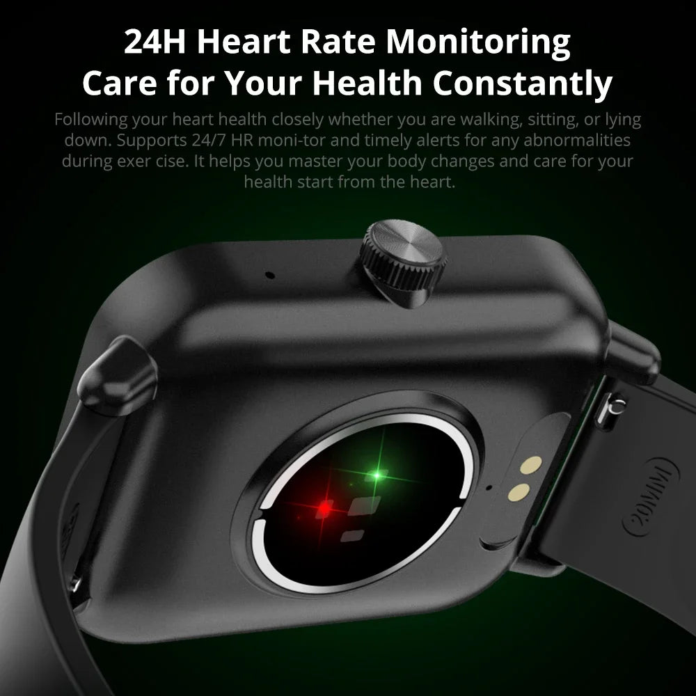 P81 Voice Calling Smart Watch Ultra 1.9 Inch Screen 24H Health Monitor 100+ Sports Modes, Bluetooth Smartwatch Men Women
