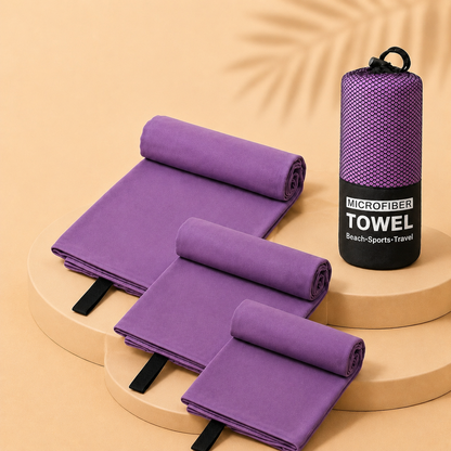 SERVIETTE EN MICROFIBRE, SÉCHAGE RAPIDE - Parfaite pour vos entraînements