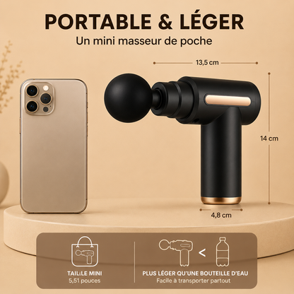 PISTOLET DE MASSAGE NOUVELLE GÉNÉRATION -  Récupérez plus vite, performez plus longtemps