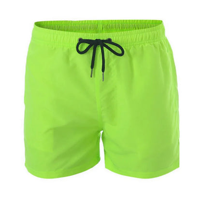 Customize LOGO Summer Quick Drying Beach Trunks Men Mesh Lining Board Short Pants Gym Fitness Running Shorts Sportswear Bottoms