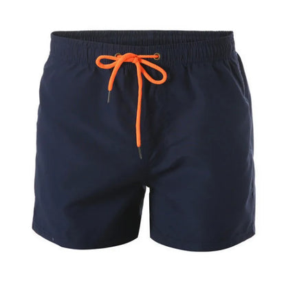 Customize LOGO Summer Quick Drying Beach Trunks Men Mesh Lining Board Short Pants Gym Fitness Running Shorts Sportswear Bottoms