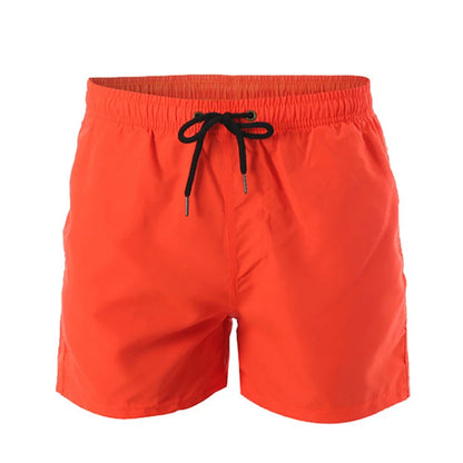 Customize LOGO Summer Quick Drying Beach Trunks Men Mesh Lining Board Short Pants Gym Fitness Running Shorts Sportswear Bottoms