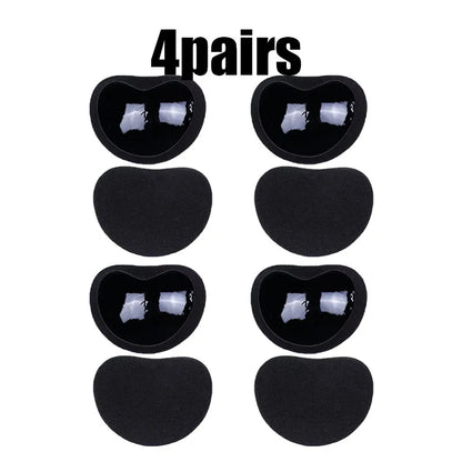 1/2/3/4Pairs Women Thicker Breathable Sponge Bra Pad Push up Padded Bikinis Swimsuit Swimwear Bikini Chest Set Bikini Bra Pad
