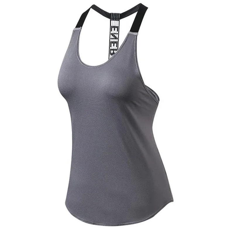 Summer Quick Dry Sleeveless Running Shirt Women Breathable Yoga Tops Sexy Gym Fitness Sportswear Vest Elastic Tank Top Customize