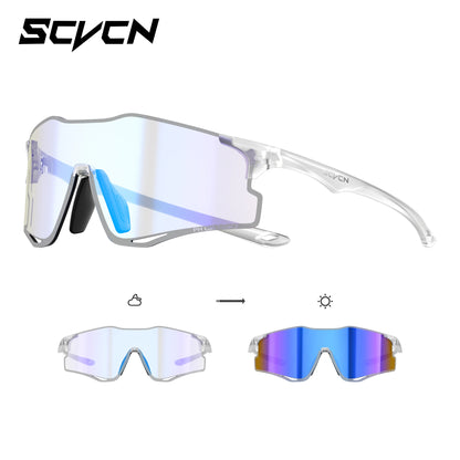 Lightweight Running Sunglasses Cycling Glasses Photochromic UV400 for Men Cycling Road Bike Glasses Women Casual Hiking