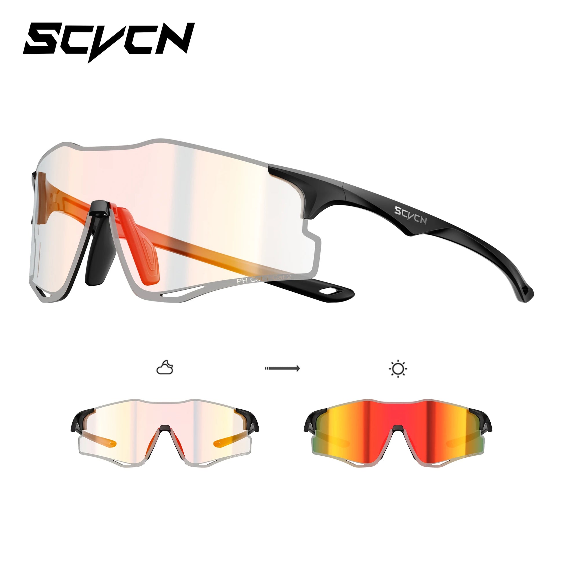 Lightweight Running Sunglasses Cycling Glasses Photochromic UV400 for Men Cycling Road Bike Glasses Women Casual Hiking