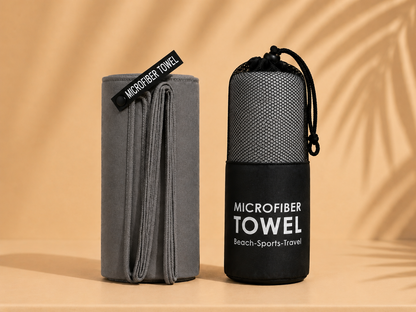 SERVIETTE EN MICROFIBRE, SÉCHAGE RAPIDE - Parfaite pour vos entraînements