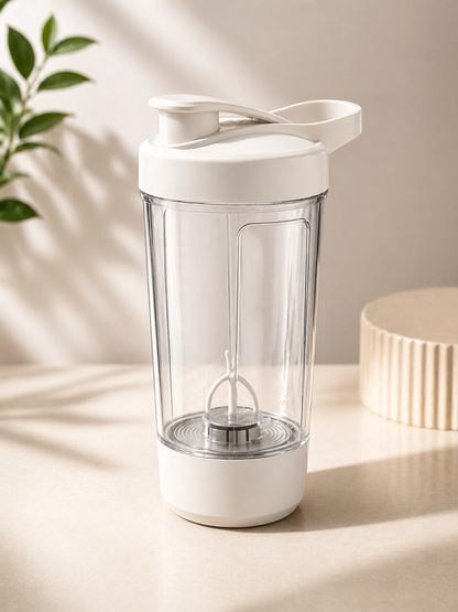 BOUTEILLE DE SHAKER POUR PROTÉINES ÉLECTRIQUE PORTABLE  - Votre allié fitness, du shake au résultat