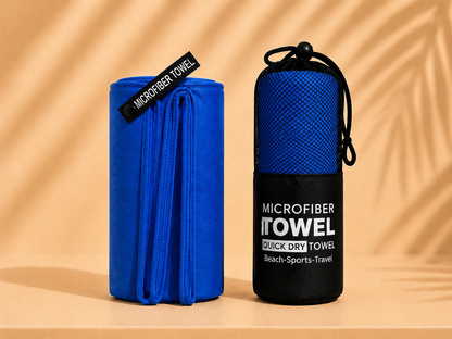 SERVIETTE EN MICROFIBRE, SÉCHAGE RAPIDE - Parfaite pour vos entraînements
