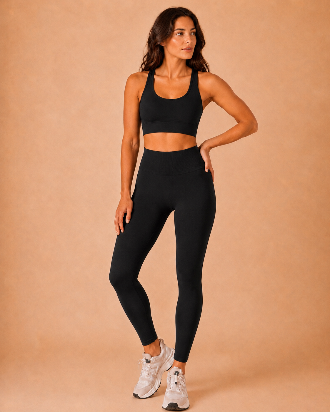 LEGGINGS Effet galbant et ventre plat sans couture, Conçu pour le Sports,Fitness,Yoga