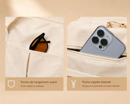 SAC DE SPORT, VOYAGE AVEC SÉPARATION POUR CHAUSSURE - Le sac qui vous suit partout, du sport au quotidien.
