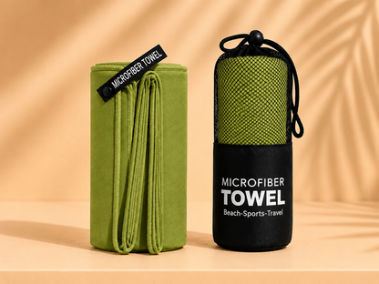 SERVIETTE EN MICROFIBRE, SÉCHAGE RAPIDE - Parfaite pour vos entraînements