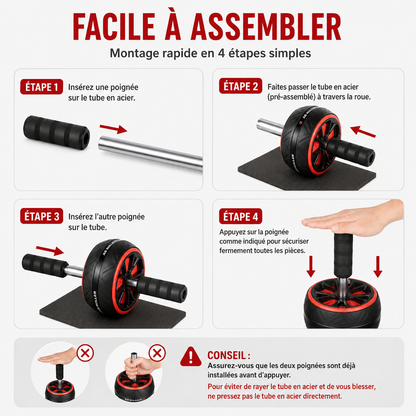 ROULEAU ABDOMINAL - Le rouleau qui révèle votre puissance