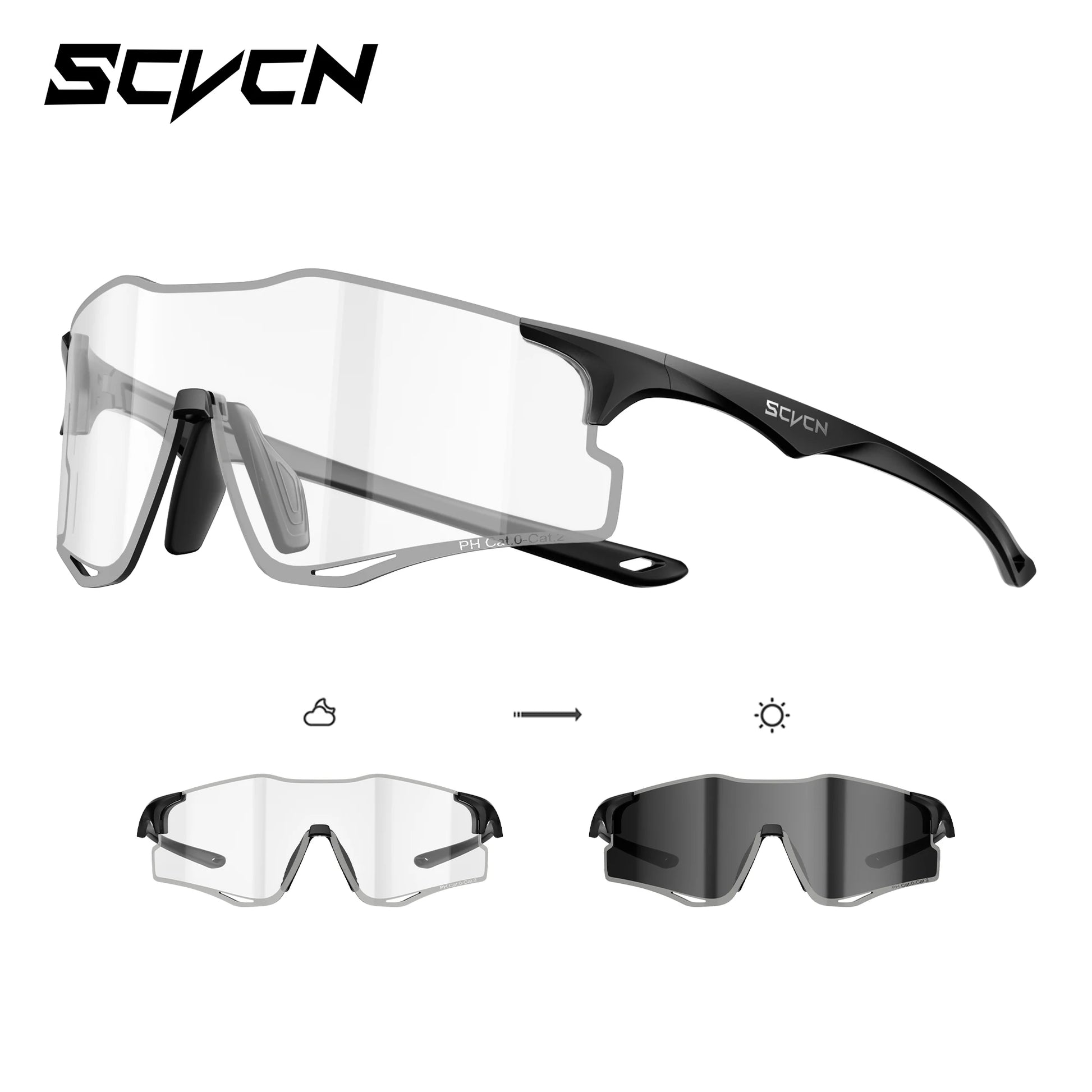 Lightweight Running Sunglasses Cycling Glasses Photochromic UV400 for Men Cycling Road Bike Glasses Women Casual Hiking
