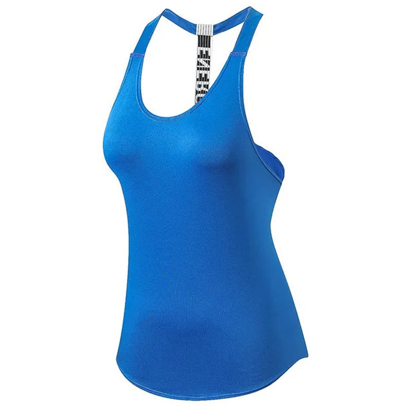 Summer Quick Dry Sleeveless Running Shirt Women Breathable Yoga Tops Sexy Gym Fitness Sportswear Vest Elastic Tank Top Customize