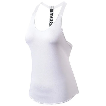 Summer Quick Dry Sleeveless Running Shirt Women Breathable Yoga Tops Sexy Gym Fitness Sportswear Vest Elastic Tank Top Customize