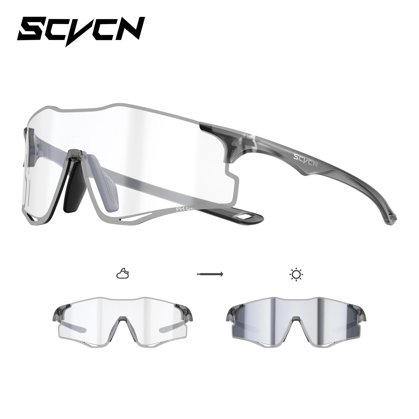 Lightweight Running Sunglasses Cycling Glasses Photochromic UV400 for Men Cycling Road Bike Glasses Women Casual Hiking