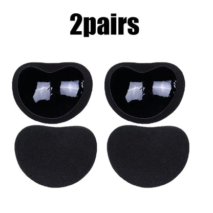 1/2/3/4Pairs Women Thicker Breathable Sponge Bra Pad Push up Padded Bikinis Swimsuit Swimwear Bikini Chest Set Bikini Bra Pad