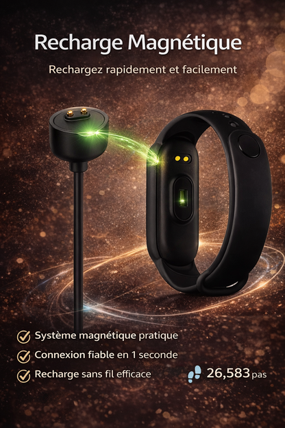 MONTRE CONNECTÉE - La montre qui suit votre rythme.