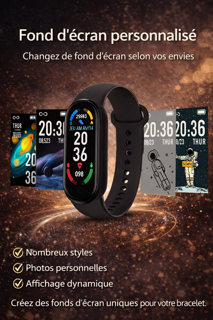 MONTRE CONNECTÉE - La montre qui suit votre rythme.